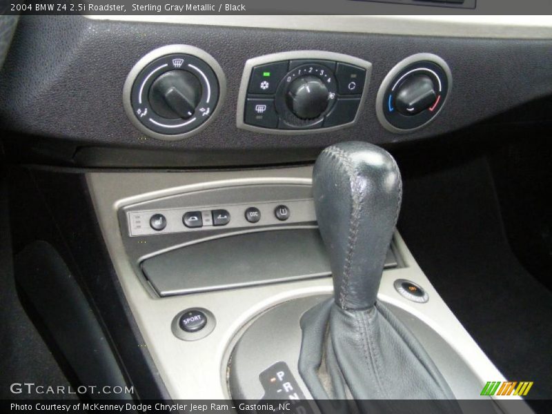 Sterling Gray Metallic / Black 2004 BMW Z4 2.5i Roadster