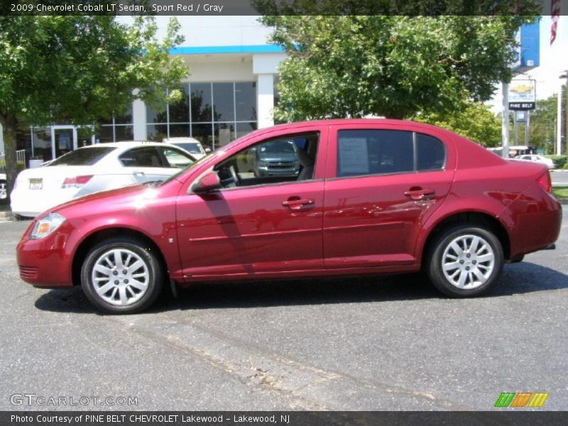 Sport Red / Gray 2009 Chevrolet Cobalt LT Sedan