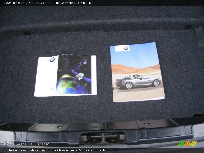 Sterling Gray Metallic / Black 2004 BMW Z4 2.5i Roadster