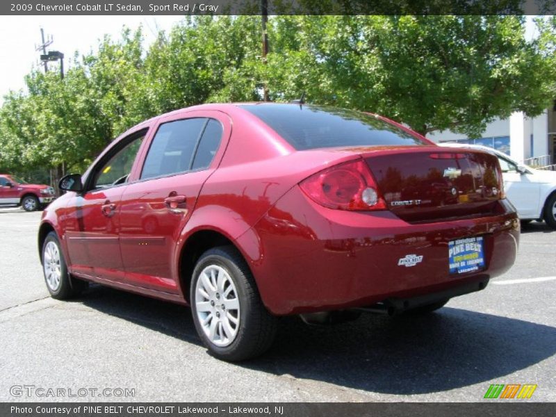 Sport Red / Gray 2009 Chevrolet Cobalt LT Sedan