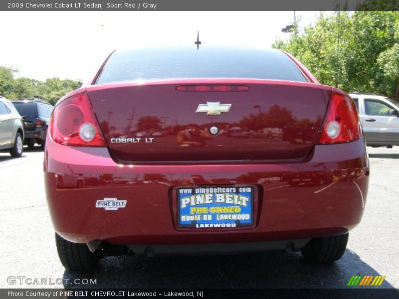 Sport Red / Gray 2009 Chevrolet Cobalt LT Sedan