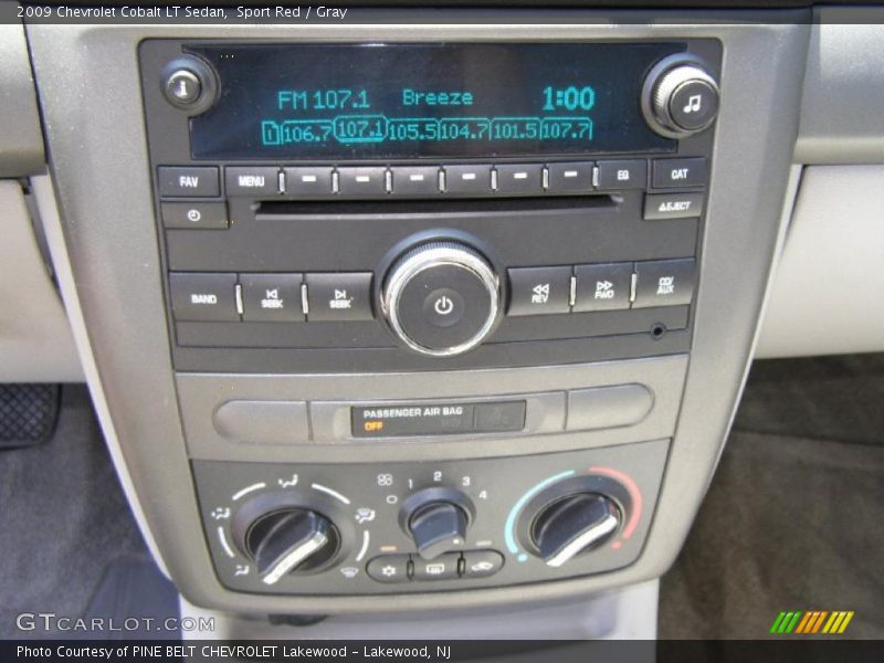 Sport Red / Gray 2009 Chevrolet Cobalt LT Sedan