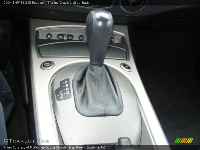 Sterling Gray Metallic / Black 2004 BMW Z4 2.5i Roadster