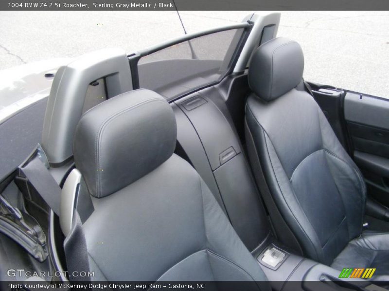 Sterling Gray Metallic / Black 2004 BMW Z4 2.5i Roadster