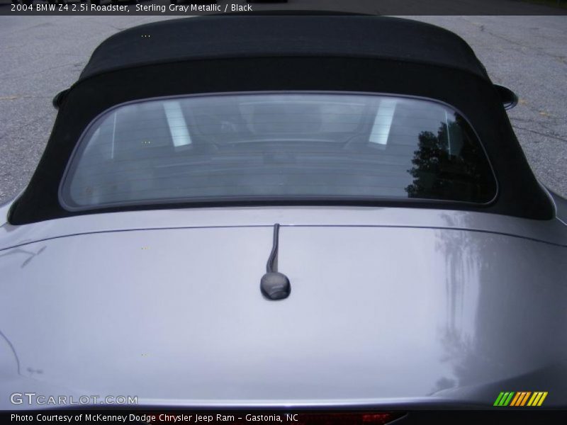 Sterling Gray Metallic / Black 2004 BMW Z4 2.5i Roadster