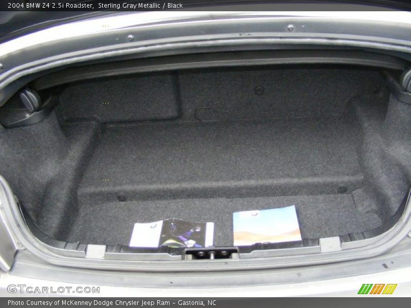 Sterling Gray Metallic / Black 2004 BMW Z4 2.5i Roadster