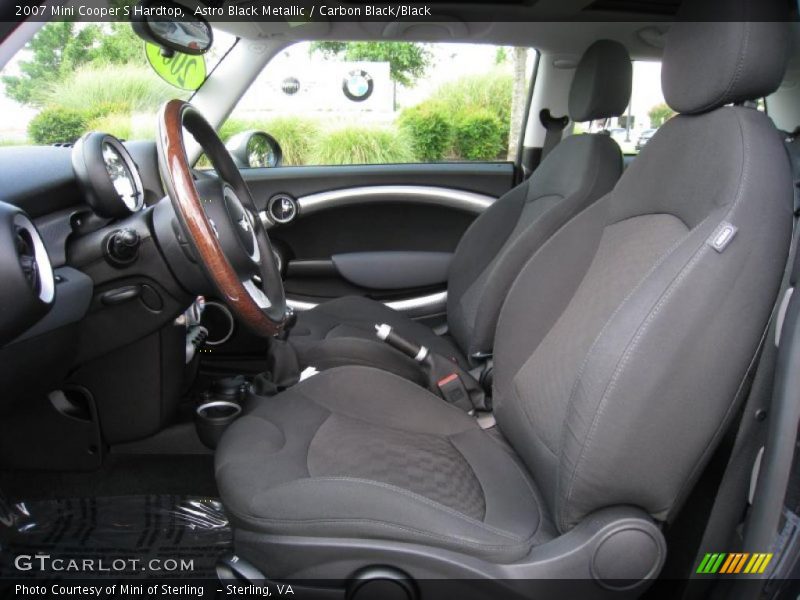 Astro Black Metallic / Carbon Black/Black 2007 Mini Cooper S Hardtop