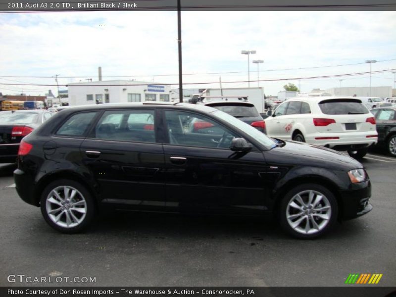 Brilliant Black / Black 2011 Audi A3 2.0 TDI