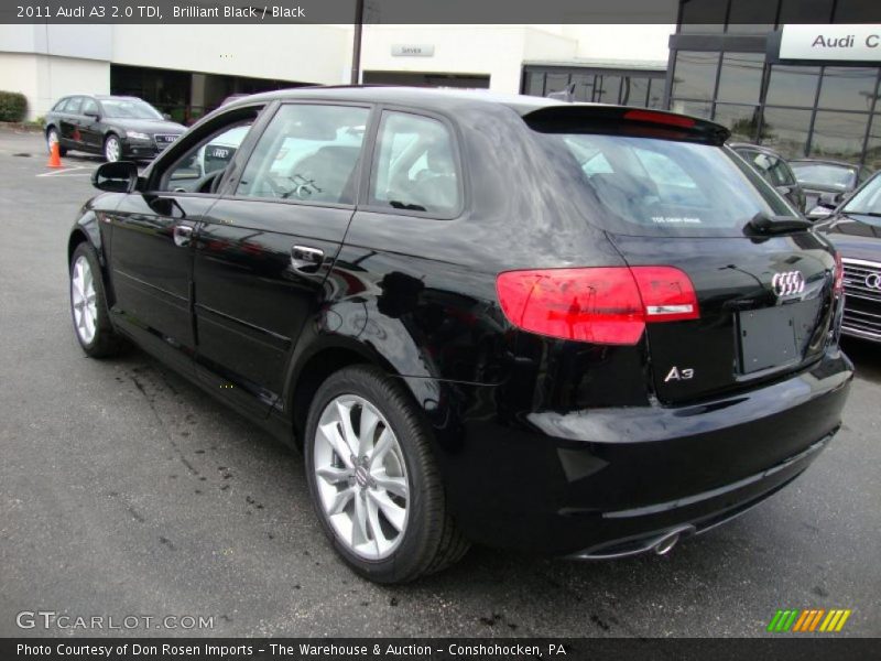 Brilliant Black / Black 2011 Audi A3 2.0 TDI