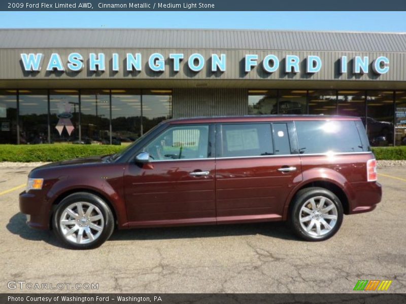 Cinnamon Metallic / Medium Light Stone 2009 Ford Flex Limited AWD
