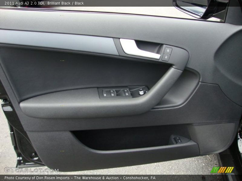 Brilliant Black / Black 2011 Audi A3 2.0 TDI