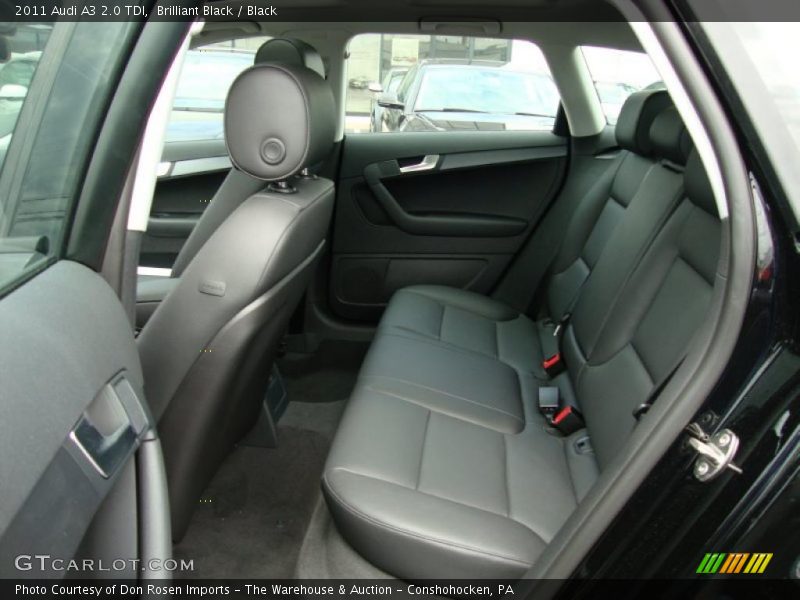 Brilliant Black / Black 2011 Audi A3 2.0 TDI