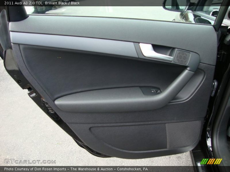 Brilliant Black / Black 2011 Audi A3 2.0 TDI