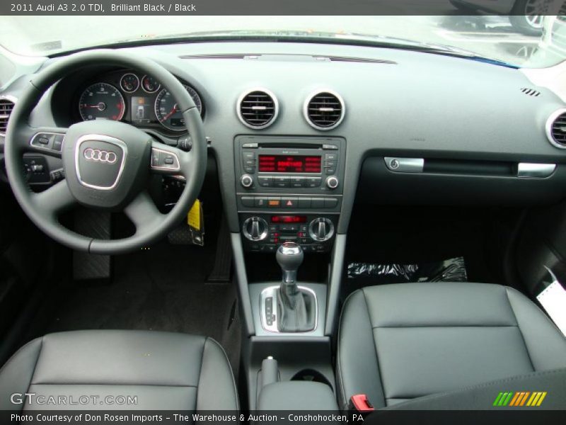 Brilliant Black / Black 2011 Audi A3 2.0 TDI