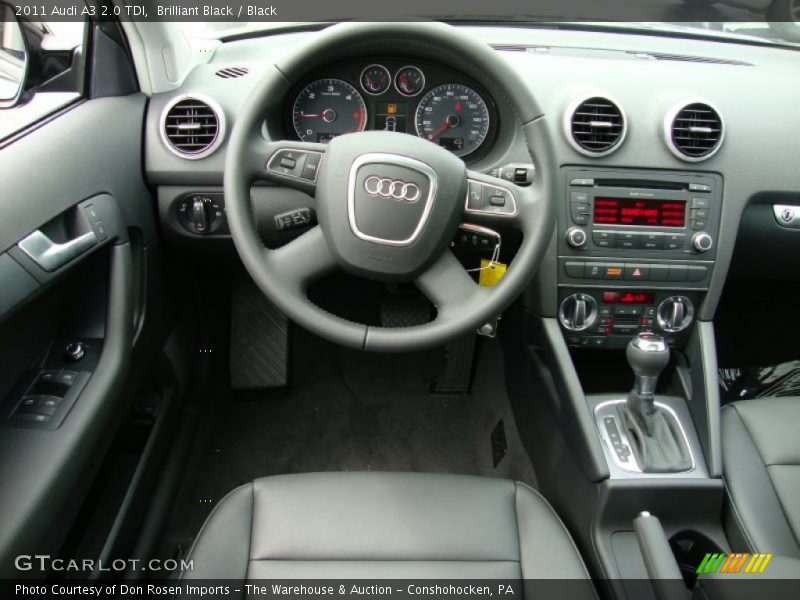 Brilliant Black / Black 2011 Audi A3 2.0 TDI