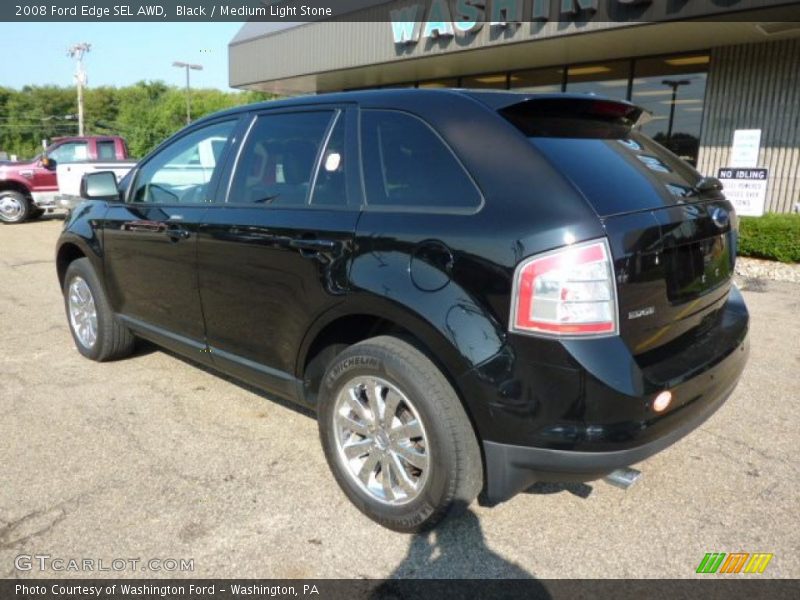 Black / Medium Light Stone 2008 Ford Edge SEL AWD
