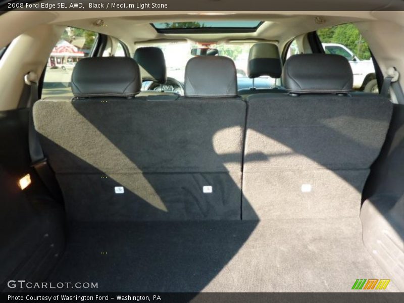 Black / Medium Light Stone 2008 Ford Edge SEL AWD