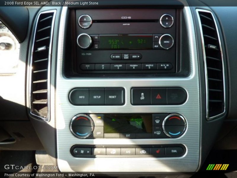 Black / Medium Light Stone 2008 Ford Edge SEL AWD