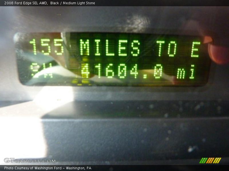 Black / Medium Light Stone 2008 Ford Edge SEL AWD