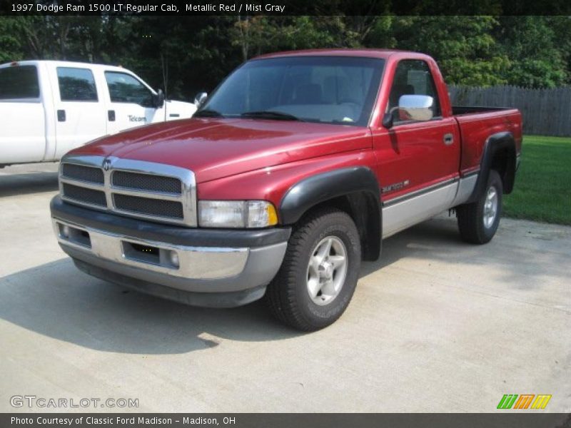 Metallic Red / Mist Gray 1997 Dodge Ram 1500 LT Regular Cab