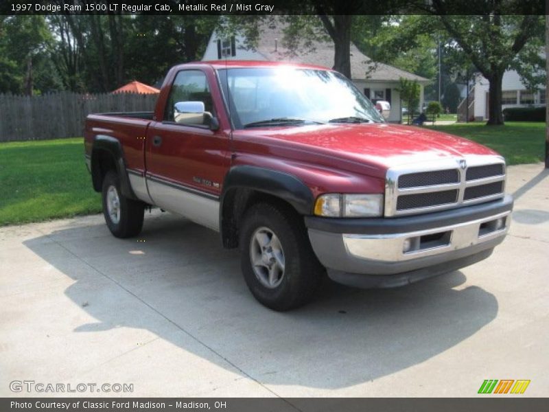 Metallic Red / Mist Gray 1997 Dodge Ram 1500 LT Regular Cab