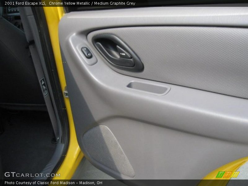 Chrome Yellow Metallic / Medium Graphite Grey 2001 Ford Escape XLS