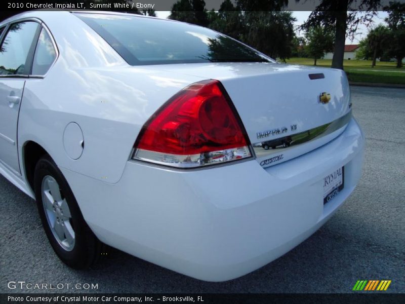 Summit White / Ebony 2010 Chevrolet Impala LT