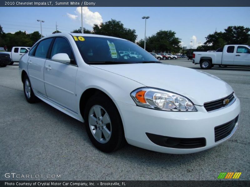 Summit White / Ebony 2010 Chevrolet Impala LT
