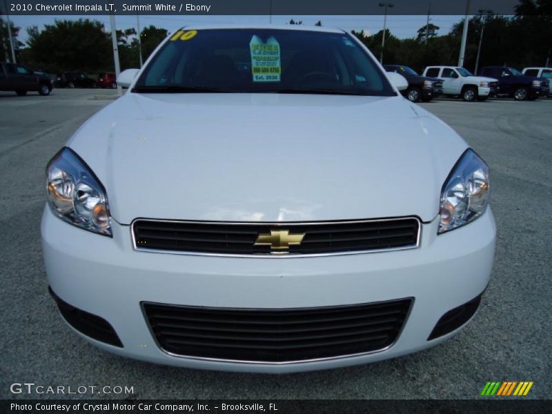Summit White / Ebony 2010 Chevrolet Impala LT