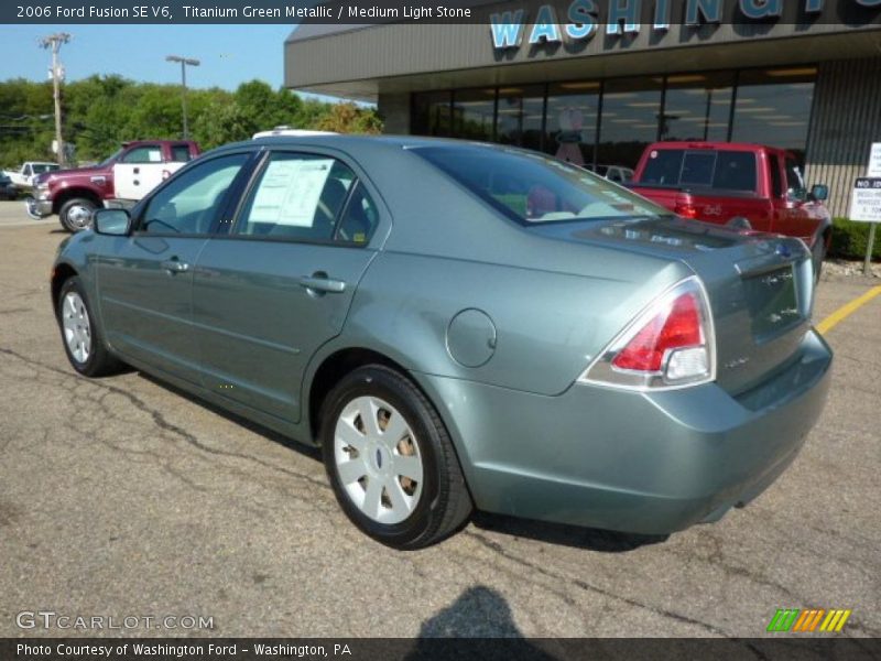 Titanium Green Metallic / Medium Light Stone 2006 Ford Fusion SE V6