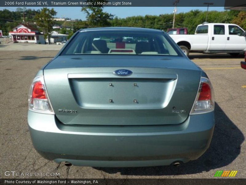 Titanium Green Metallic / Medium Light Stone 2006 Ford Fusion SE V6
