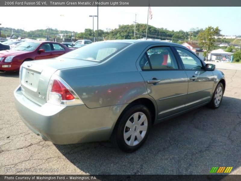 Titanium Green Metallic / Medium Light Stone 2006 Ford Fusion SE V6