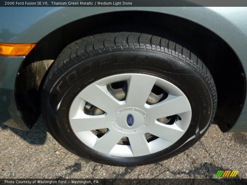 Titanium Green Metallic / Medium Light Stone 2006 Ford Fusion SE V6