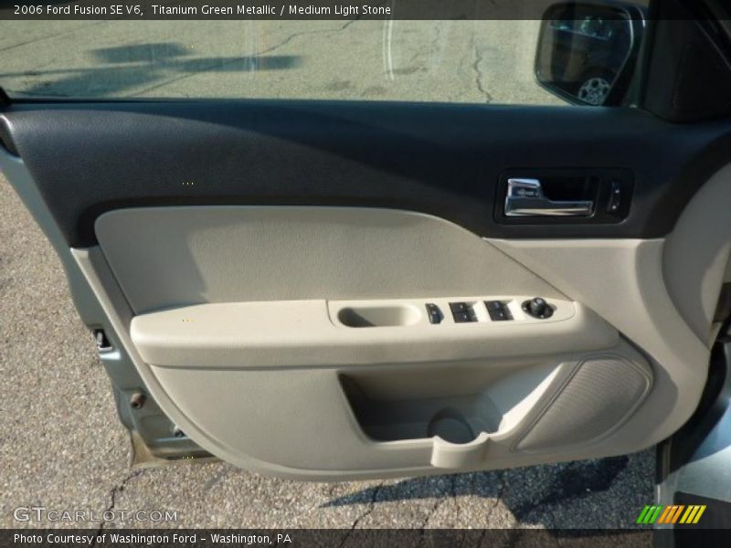Titanium Green Metallic / Medium Light Stone 2006 Ford Fusion SE V6