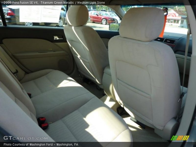 Titanium Green Metallic / Medium Light Stone 2006 Ford Fusion SE V6
