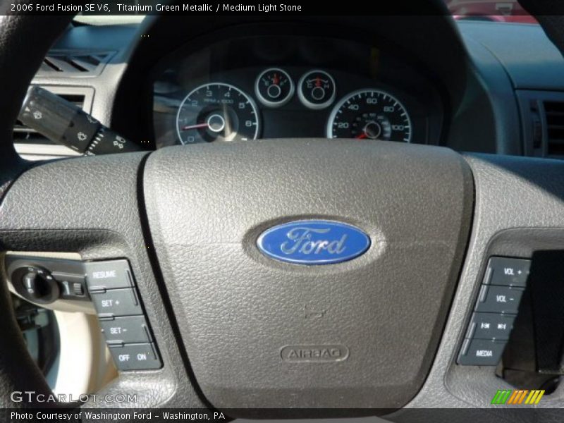 Titanium Green Metallic / Medium Light Stone 2006 Ford Fusion SE V6