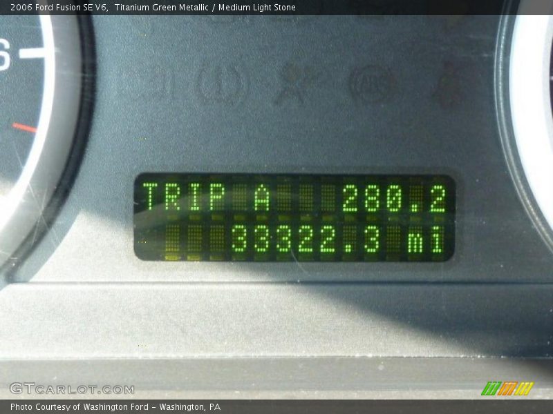 Titanium Green Metallic / Medium Light Stone 2006 Ford Fusion SE V6