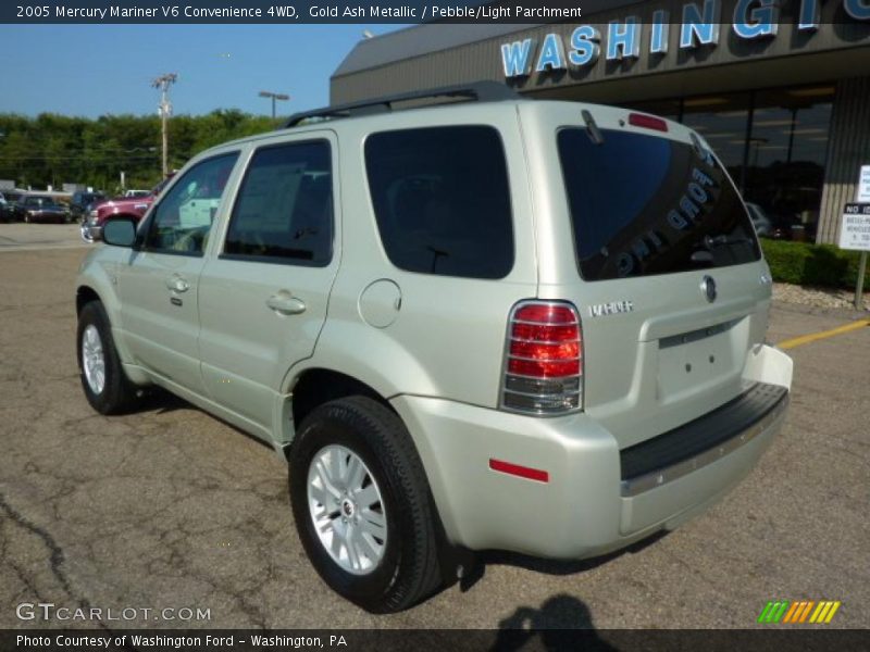 Gold Ash Metallic / Pebble/Light Parchment 2005 Mercury Mariner V6 Convenience 4WD
