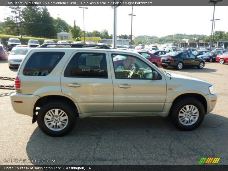 Gold Ash Metallic / Pebble/Light Parchment 2005 Mercury Mariner V6 Convenience 4WD