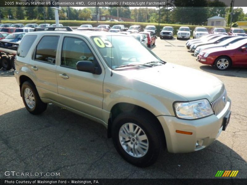 Gold Ash Metallic / Pebble/Light Parchment 2005 Mercury Mariner V6 Convenience 4WD