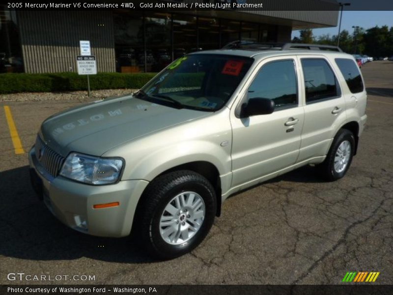 Gold Ash Metallic / Pebble/Light Parchment 2005 Mercury Mariner V6 Convenience 4WD