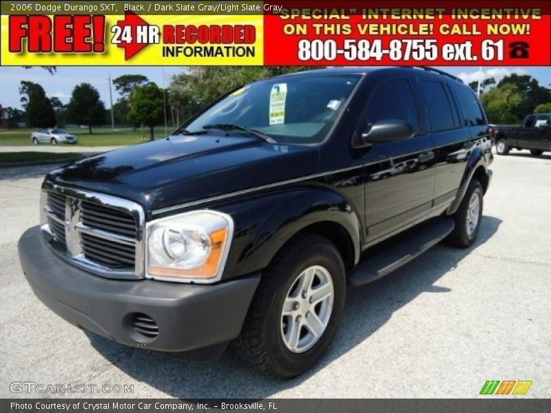 Black / Dark Slate Gray/Light Slate Gray 2006 Dodge Durango SXT
