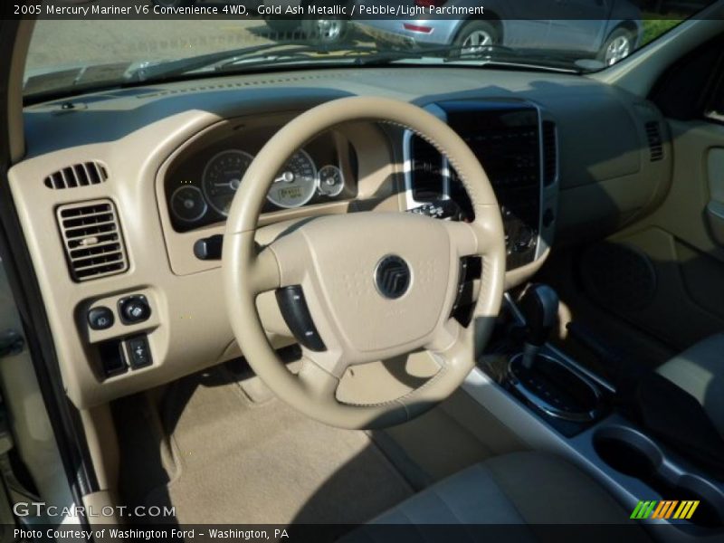 Gold Ash Metallic / Pebble/Light Parchment 2005 Mercury Mariner V6 Convenience 4WD