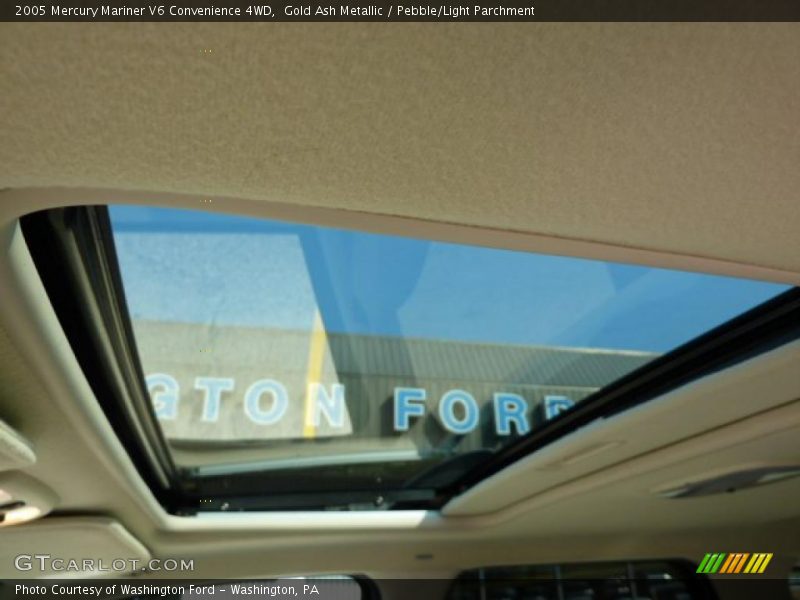 Gold Ash Metallic / Pebble/Light Parchment 2005 Mercury Mariner V6 Convenience 4WD