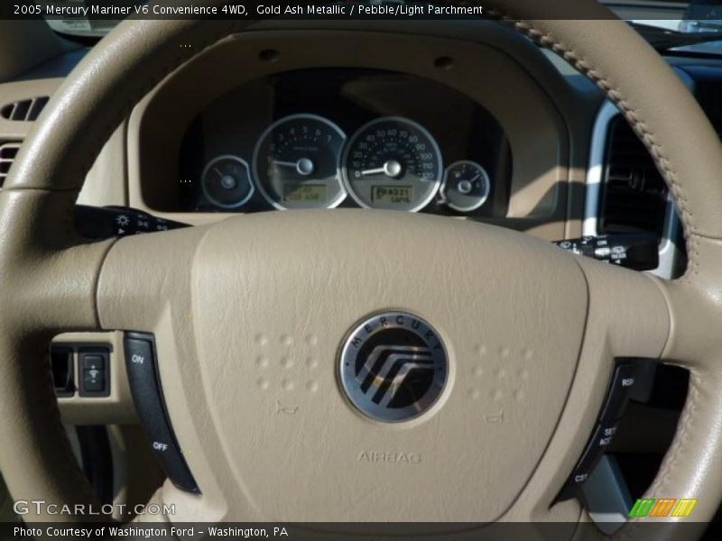 Gold Ash Metallic / Pebble/Light Parchment 2005 Mercury Mariner V6 Convenience 4WD