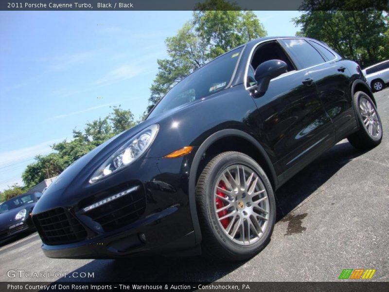 Black / Black 2011 Porsche Cayenne Turbo