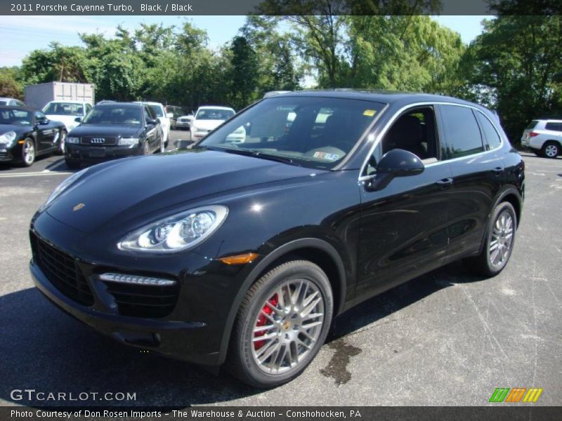 Black / Black 2011 Porsche Cayenne Turbo