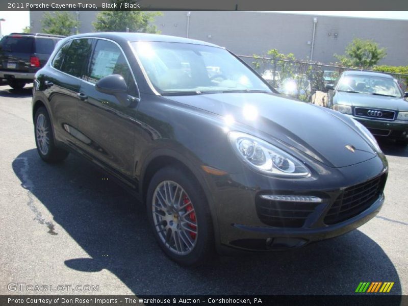 Black / Black 2011 Porsche Cayenne Turbo