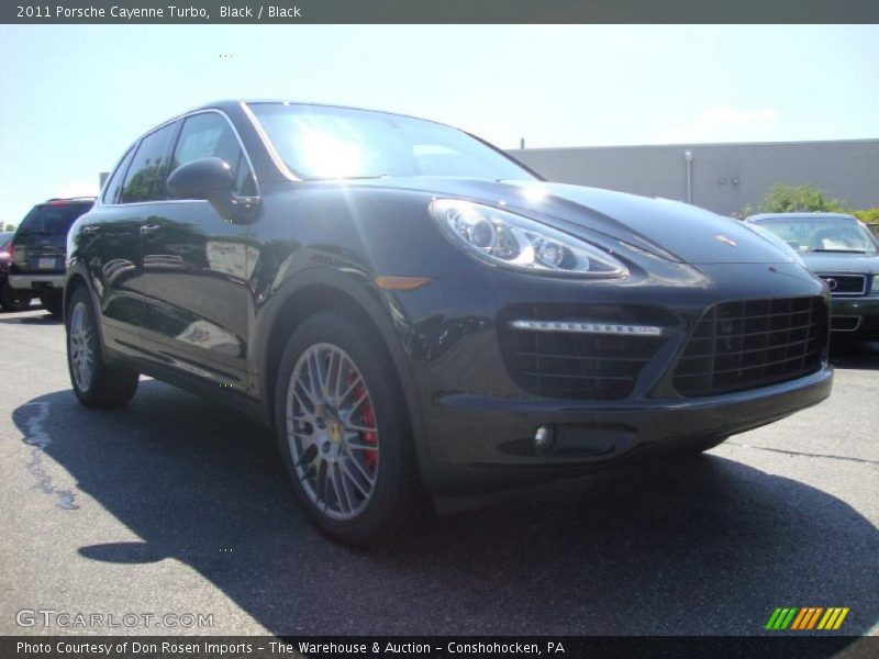 Black / Black 2011 Porsche Cayenne Turbo