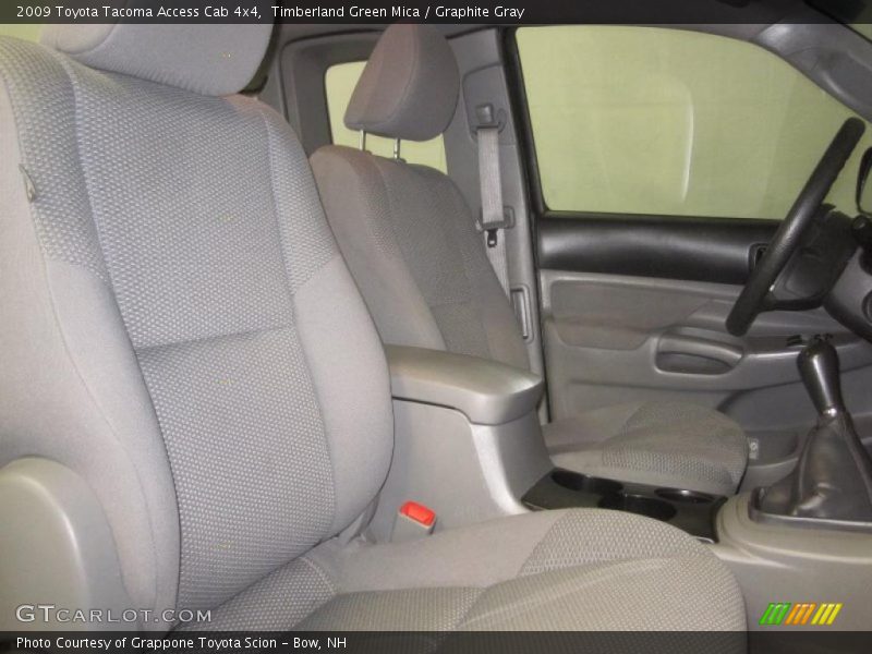 Timberland Green Mica / Graphite Gray 2009 Toyota Tacoma Access Cab 4x4